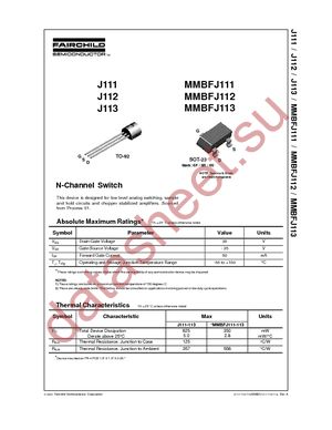 J112_D27Z datasheet  